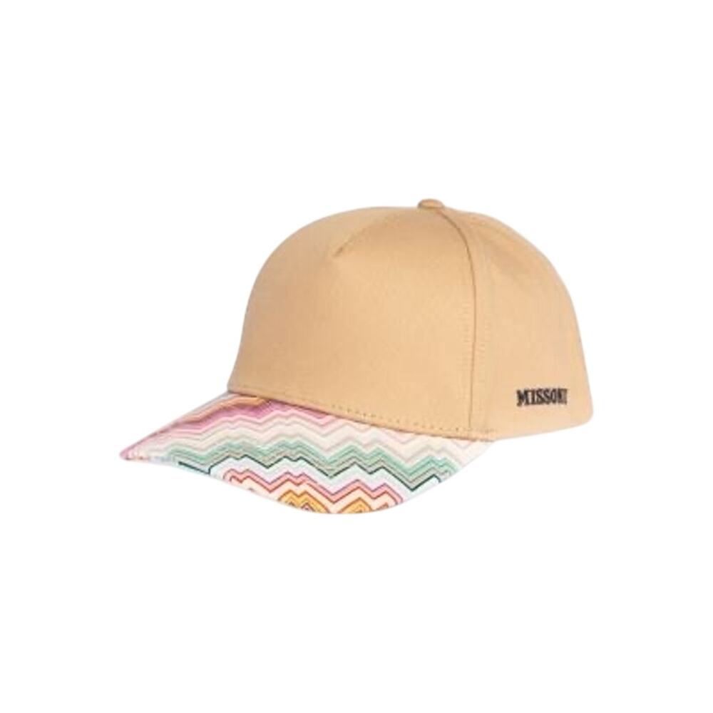Missoni NWT Cotton Baseball Cap in Beige